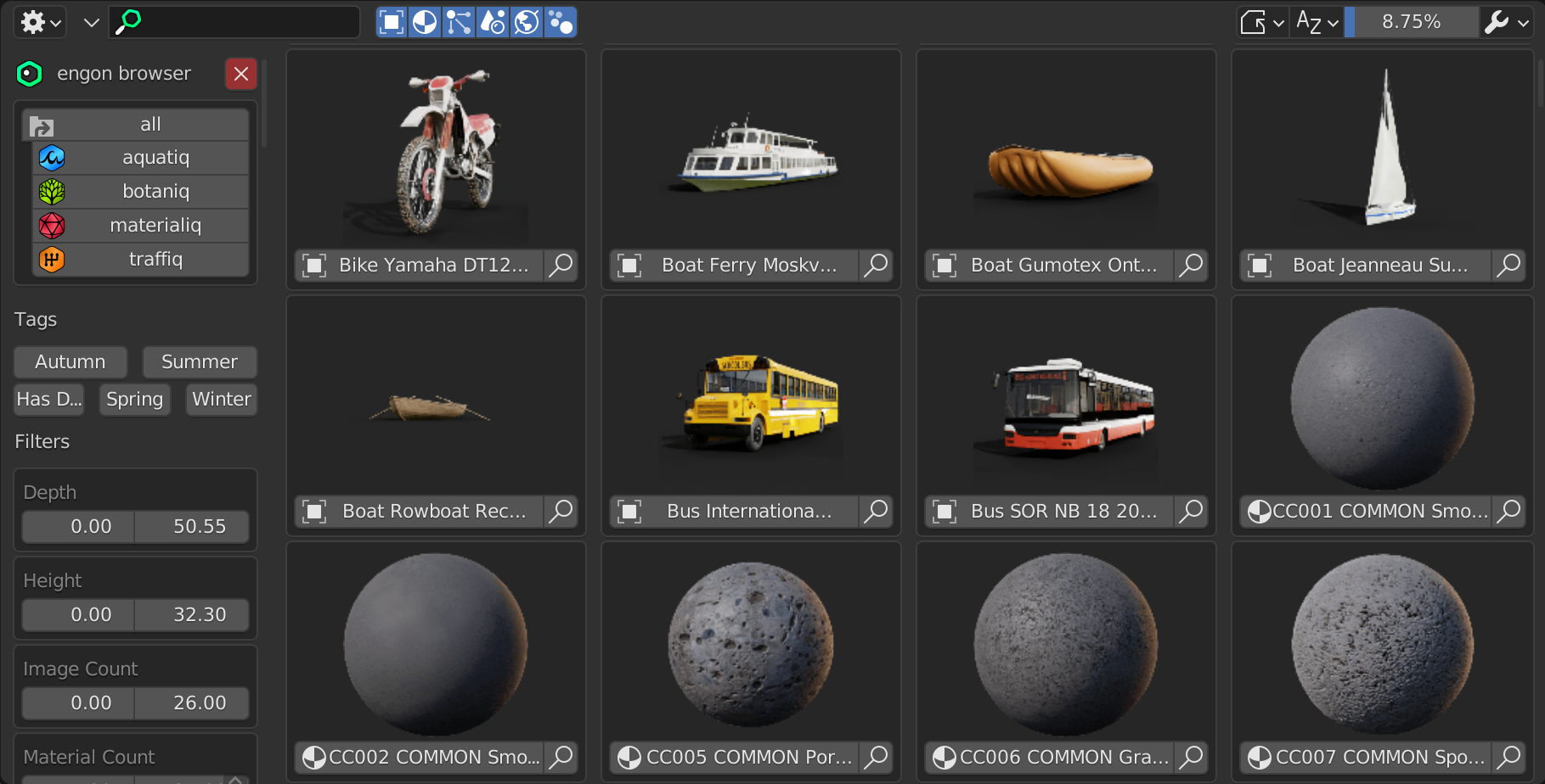 Asset Browser Preview