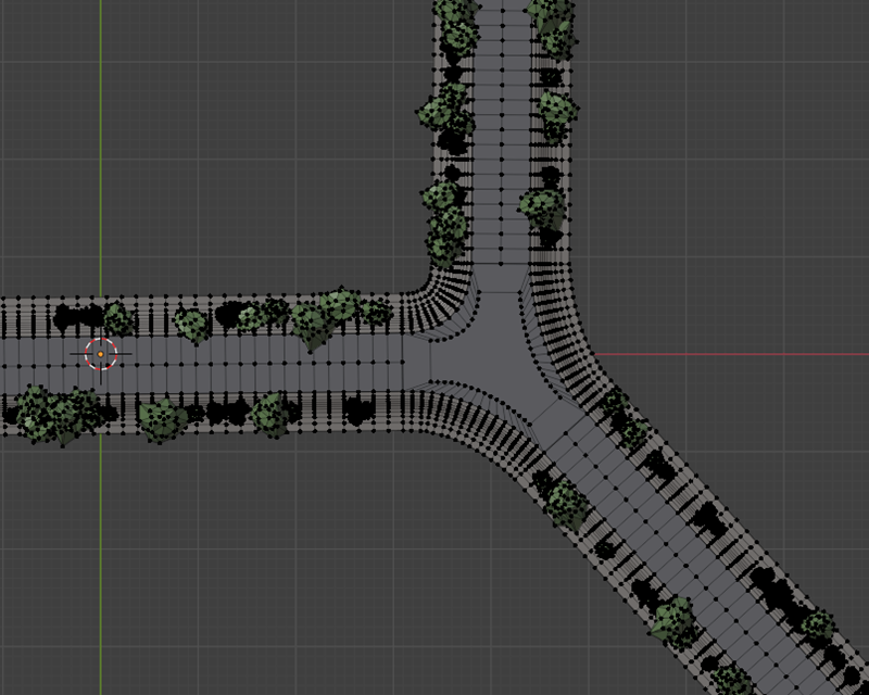 Generated Road Converted To Editable