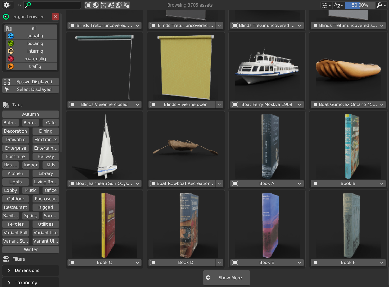 browse assets