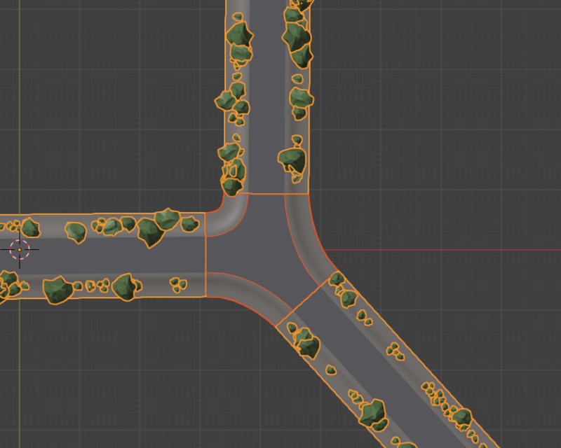 Procedurally Generated Road