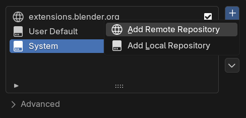  Add Remote Repository 