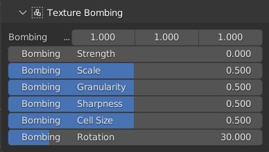 texture bombing settings