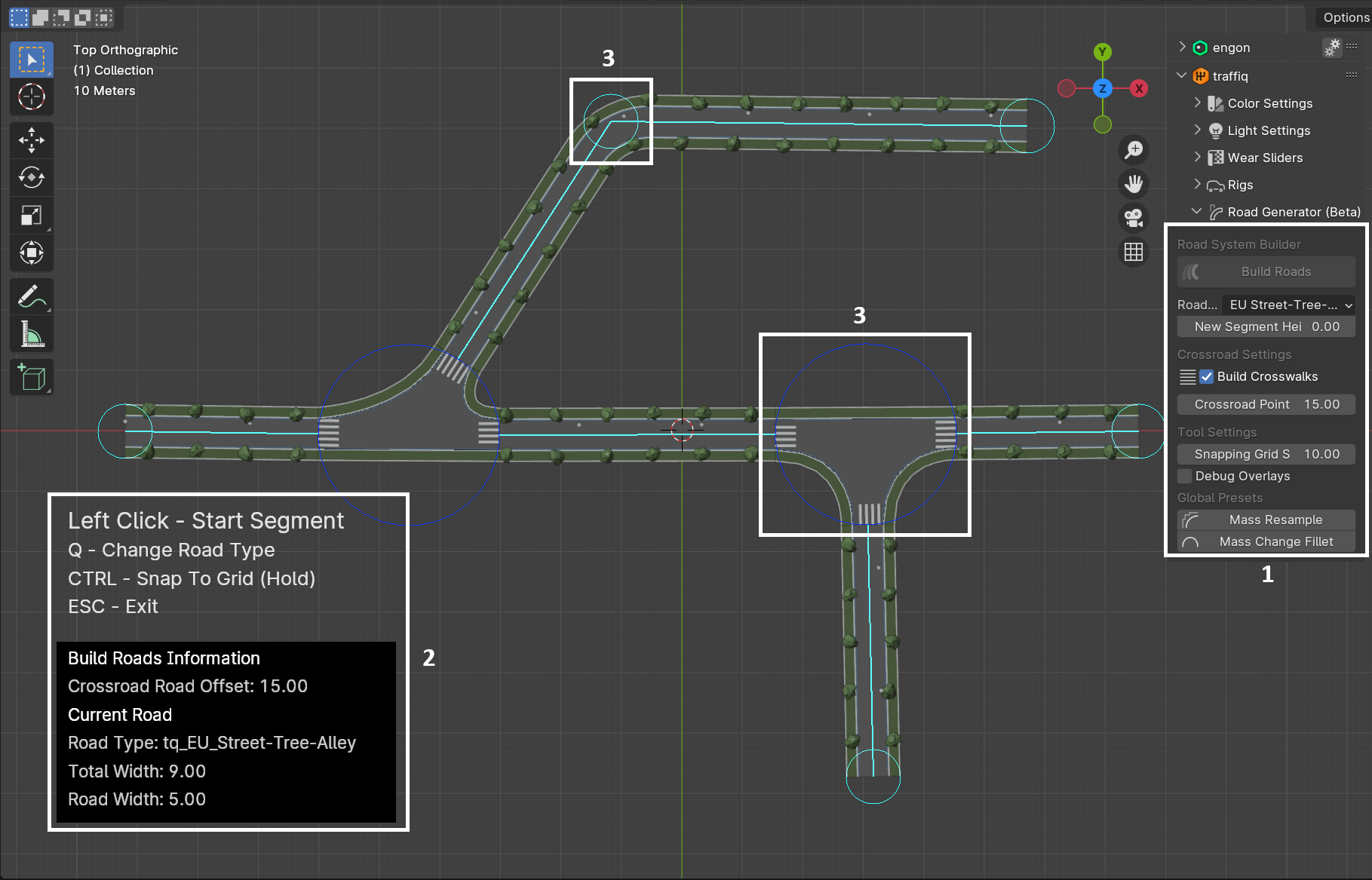 Build Roads UI Overview