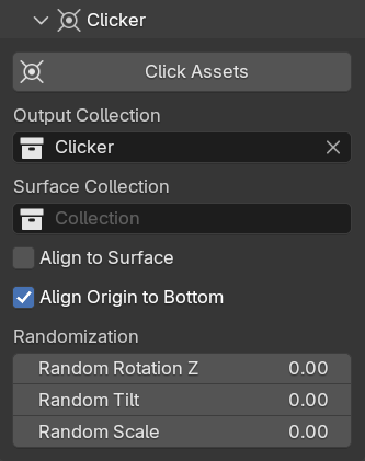 Clicker Panel Overview
