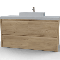 Sink Cabinet Zeba drawers