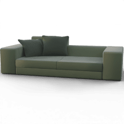 Sofa 2seat modern simple cubic upholstered