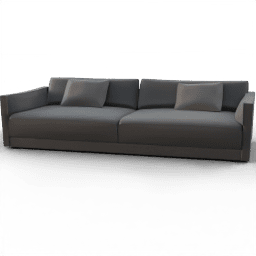 Sofa 3seat modern long upholstered