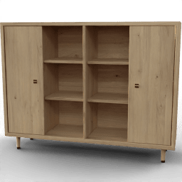 Sideboard Vintiger 2door open