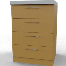 Cabinet Base Alba drawers large