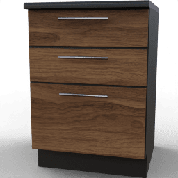 Cabinet Base Kara drawers