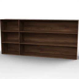 Cabinet Wall Chalet shelves double