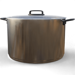 Cookware Aura pot large handles lid