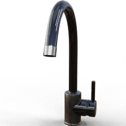 Faucet Single steel black