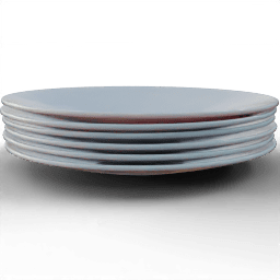 Dinnerware Zimax plate stacked side