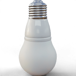 Light Bulb standard medium milky glass