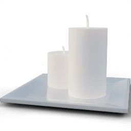 Candle Plate ceramic