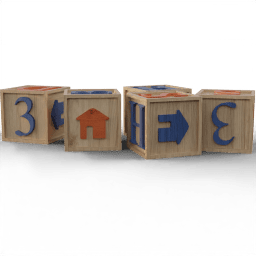 Toy ABC blocks