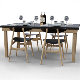 Table Dining 4seat scandinavian