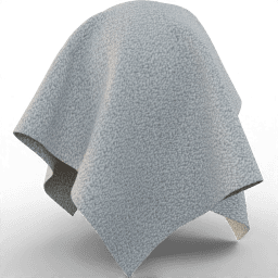 Fabric Towel white wrinkles