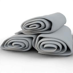 Towel Rolled stacked B