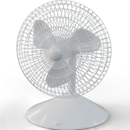 Fan Desk white