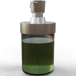 Soap dispenser Glass circular