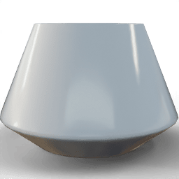 Pot Circular widening glazed