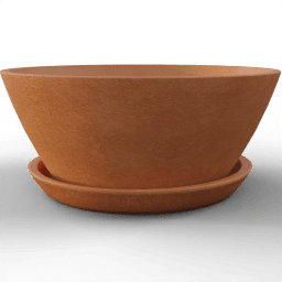 Pot Classic circular clay A