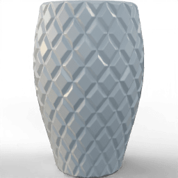 Pot Diamond pattern glazed