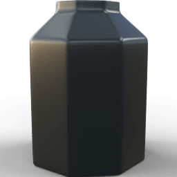 Pot Octagonal ceramic