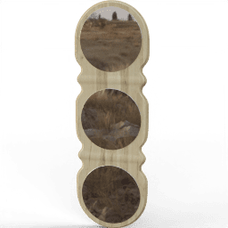 Mirror Curved tripple circular