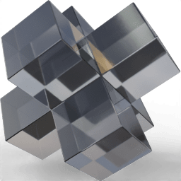 Sculpture Abstract cubes