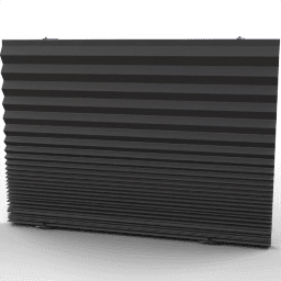 Blind Pleated Ava partialy open