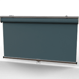 Blinds Tretur uncovered partialy open