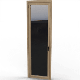 Door Nopi single balcony full glass