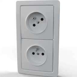 Plug Type E double vertical