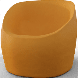 Armchair Egg leather suede