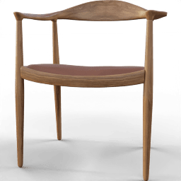 Chair Vintage wood leather