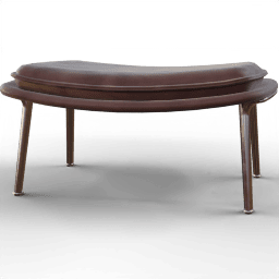 Footchair Vitra velvet