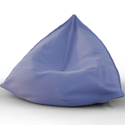 Seating Beanbag fabric folded rim
