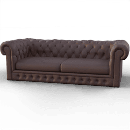 Sofa 2seat diamond pattern