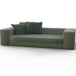 Sofa 2seat modern simple cubic upholstered