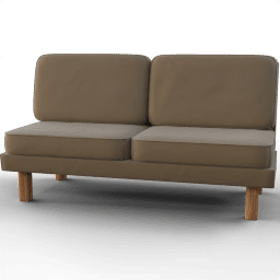 Sofa 2Seat Upholstered A