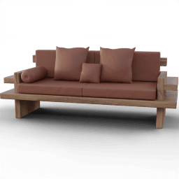 Sofa 2Seat Wooden A