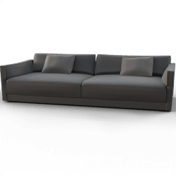 Sofa 3seat modern long upholstered