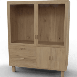 Cabinet Echo double door shelves