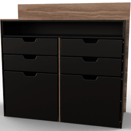Dresser Imik 3 drawers double