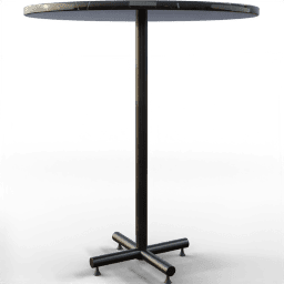 Table Bar modern round marble