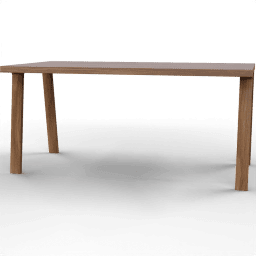 Table Dining handmade multipart rectangular