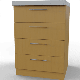 Cabinet Base Alba drawers large